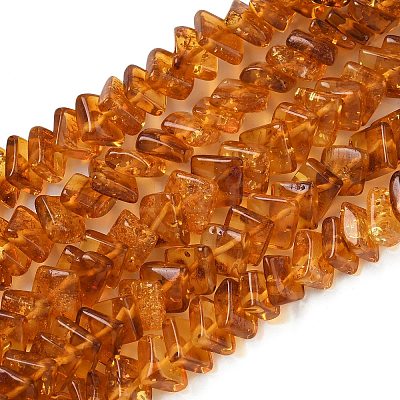 Natural Amber Beads Strands G-K376-C03-01-1