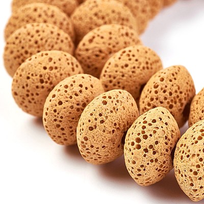 Natural Lava Rock Beads Strands G-I220-17A-05-1