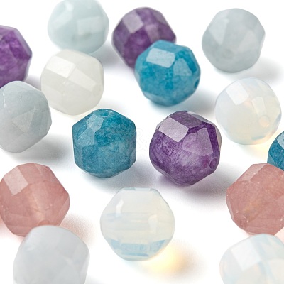 18Pcs 6 Style Natural & Synthetic Mixed Stone Beads G-FS0001-65-1