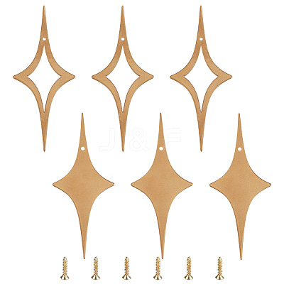 6Pcs Iron Hanging Ornaments HJEW-WH0036-94-1