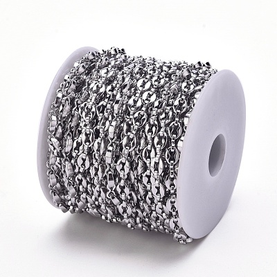 Tarnish Resistant 304 Stainless Steel Coffee Bean Chain CHS-G011-17P-1