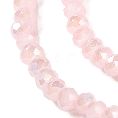 Baking Electroplate Glass Beads Strands DGLA-A039-J4mm-B14-1
