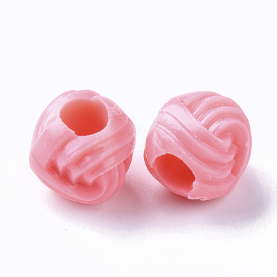 Opaque Polystyrene(PS) Plastic European Beads KY-I004-24-1