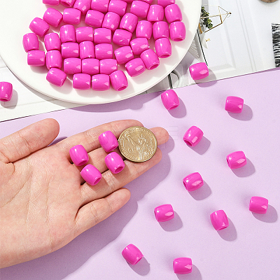 120Pcs Opaque Resin Beads FIND-SC0019-26B-1