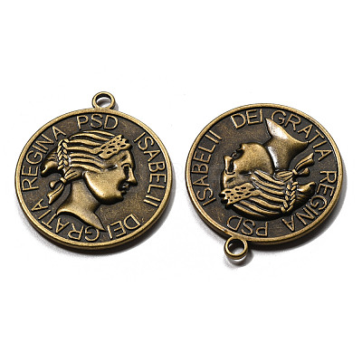 Tibetan Style Alloy Pendants X-EA13483Y-AB-1