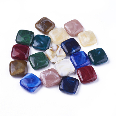 Acrylic Beads OACR-T007-10-M-1