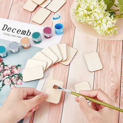 Poplar Wood Cabochon WOOD-NB0001-95-1