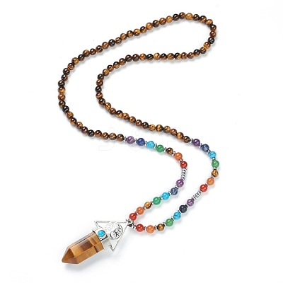 Chakra Jewelry NJEW-I246-01C-1