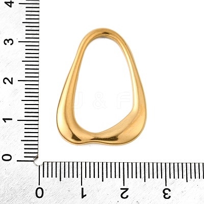 304 Stainless Steel Pendants X-STAS-V012-02G-1