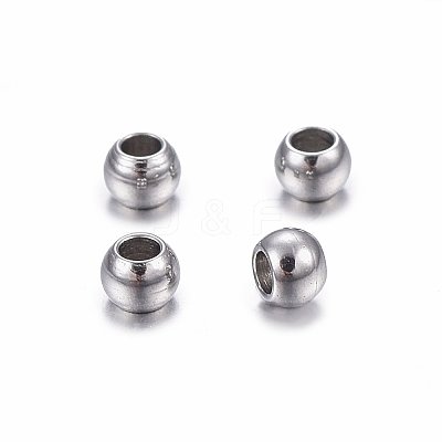 Tarnish Resistant 202 Stainless Steel Beads STAS-H467-07P-1