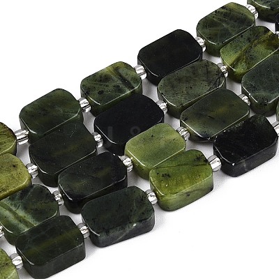 Natural Canadian Jade Beads Strands G-T138-26A-07-1