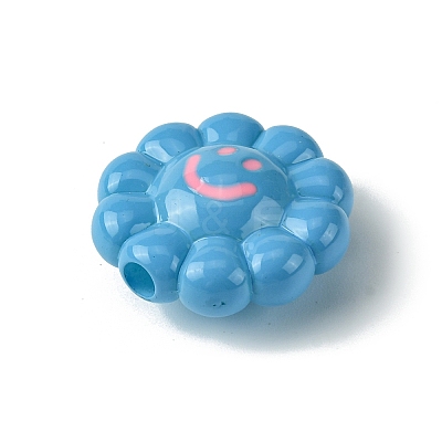 Dopamine Style Opaque Acrylic Beads SACR-Z002-01F-1