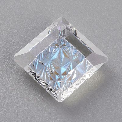 Embossed Glass Rhinestone Pendants GLAA-J101-03B-001MO-1