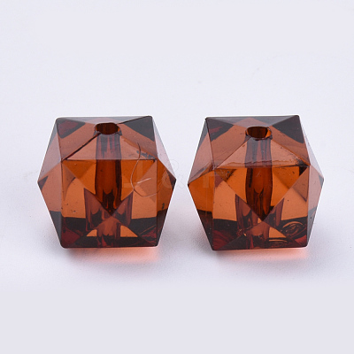 Transparent Acrylic Beads X-TACR-Q259-8mm-V60-1