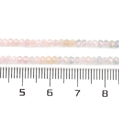 Natural Morganite Beads Strands LS-G-F770-D04-02-1