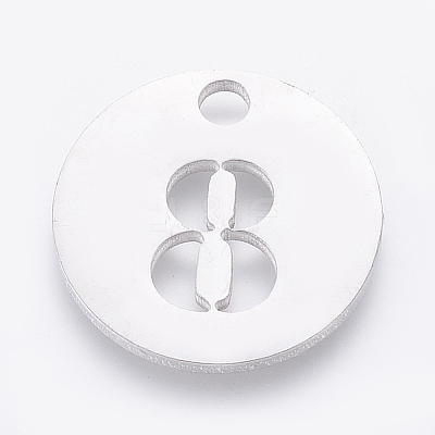 Non-Tarnish 304 Stainless Steel Pendants X-STAS-F233-08-P-1