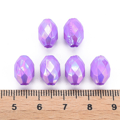 Opaque Acrylic Beads TACR-S153-32I-04-1
