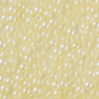 6/0 Imitation Jade Glass Seed Beads SEED-N004-006-12-1