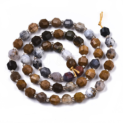Natural Ocean Jasper Beads Strands G-N328-018-1