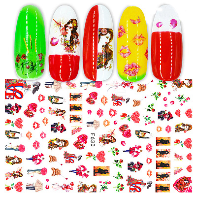 Valentine's Day Nail Art Stickers MRMJ-Q080-F630-1