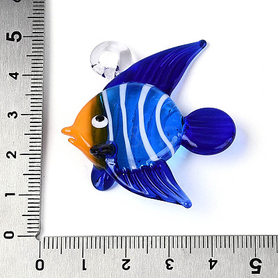 Handmade Lampwork Pendants LAMP-T025-02A-1
