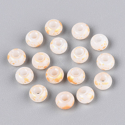 3/0 Baking Paint Glass Beads GLAA-G118-02J-1