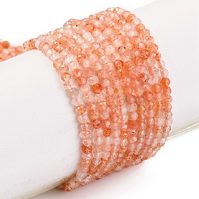 Natural Sunstone Beads Strands G-F770-C01-01-1