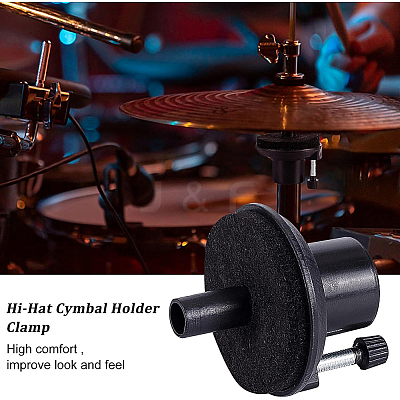 Plastic Hi-Hat Cymbal Holder Clamp FIND-WH0099-86-1