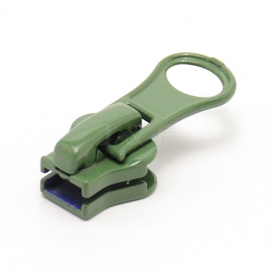 Zinc Alloy Replacement Zipper Sliders FIND-WH0092-11G-1
