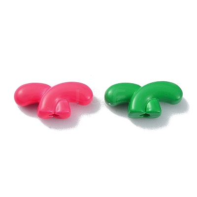 Spray Painted Alloy Beads PALLOY-Q445-02-1