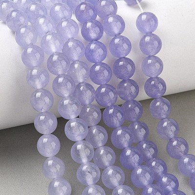 Dyed Natural White Jade Beads Strands GG-CBA9281-B01-8mm-1