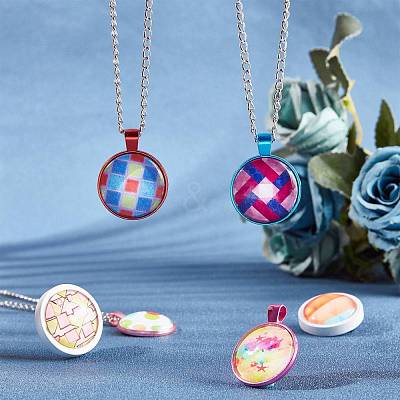 Glass Cabochons GGLA-R040-25mm-04-1