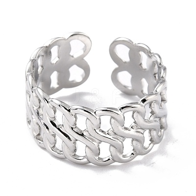 Tarnish Resistant 304 Stainless Steel Finger Rings RJEW-L102-38P-1