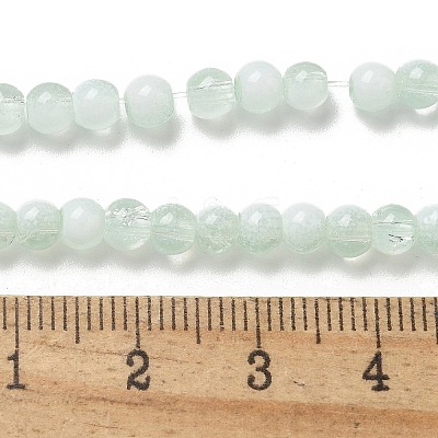 Crackle Glass Beads Strands GLAA-U001-4mm-01-1
