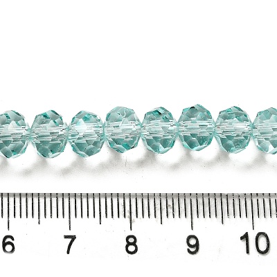 Transparent Baking Paint Glass Beads X1-DGLA-A034-T8mm-D01-1