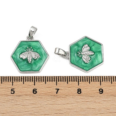 Brass Pendants KK-C093-04P-1