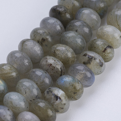 Natural Labradorite Beads Strands G-P354-01-8x5mm-1