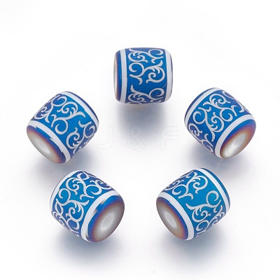 Electroplate Glass Beads EGLA-T009-06A-1
