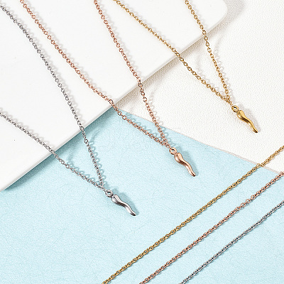 DIY 304 Stainless Steel Necklaces Kits DIY-UN0002-09-1