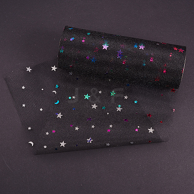 Star Sequin Deco Mesh Ribbons OCOR-BC0006-04O-1