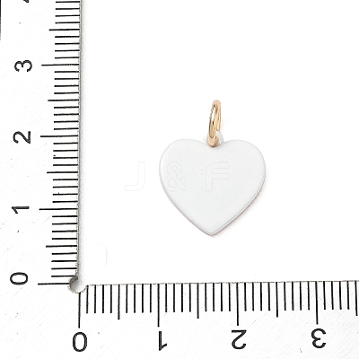 Spray Painted Brass Charms KK-CBAEB58-16-1