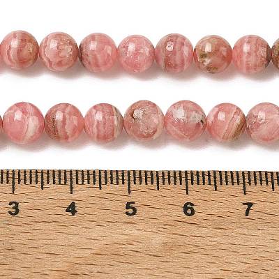 Natural Argentina Rhodochrosite Beads Strands G-L554-03A-02-1