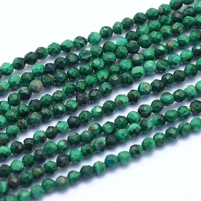 Natural Malachite Beads Strands G-I279-E15-01-1