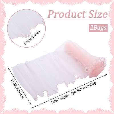 2 Bags Organza Flower Bouquet Wrapping Paper DIY-GF0009-61B-01-1