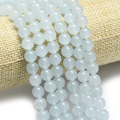 Natural Malaysia Jade Beads Strands G-L645-C01-8mm-01-1
