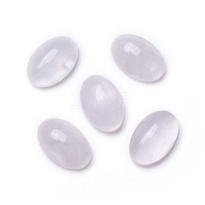 Natural Rose Quartz Cabochons G-F605E-01A-1