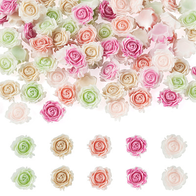 100Pcs Luminous Resin Decoden Cabochons RESI-TA0005-30-1