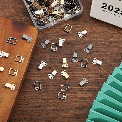 72Pcs 3 Colors Alloy Clasp FIND-CA0010-45-1