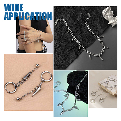 40Pcs 2 Style Stainless Steel Pendants STAS-UN0052-79-1
