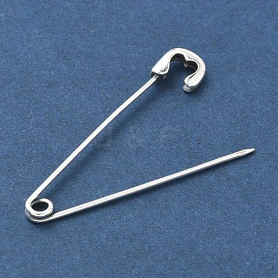 925 Sterling Silver Safety Pin Brooch Findings STER-H120-01P-1